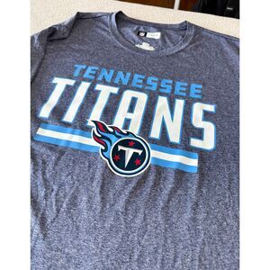 Tennessee Titans NFL Team Apparel Long Sleeve Shirt Men's Large Blue Heather